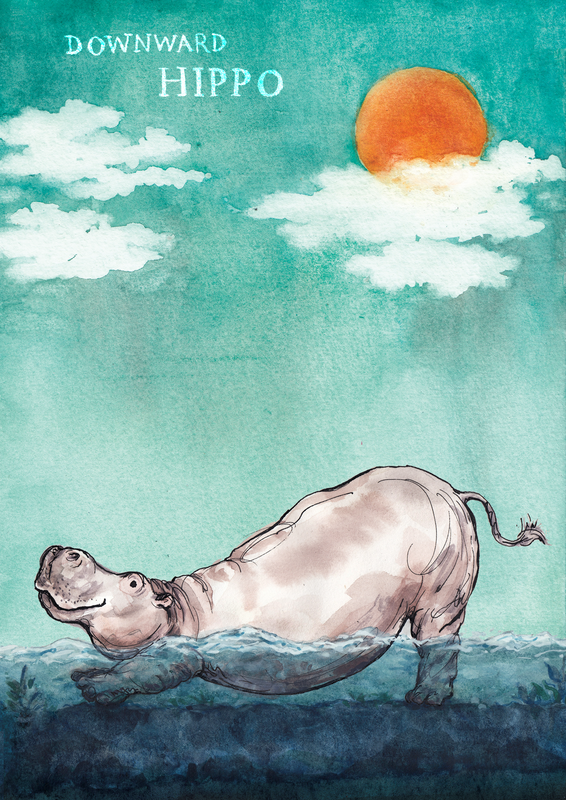 Downward Hippo