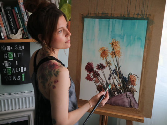 My biggest watercolour painting yet!