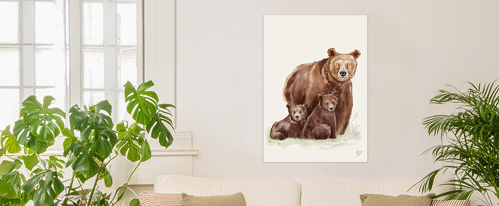 Watercolour artwork by Green Fox Illustration