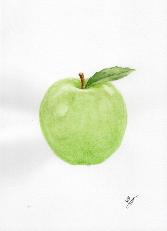 Green Apple Print