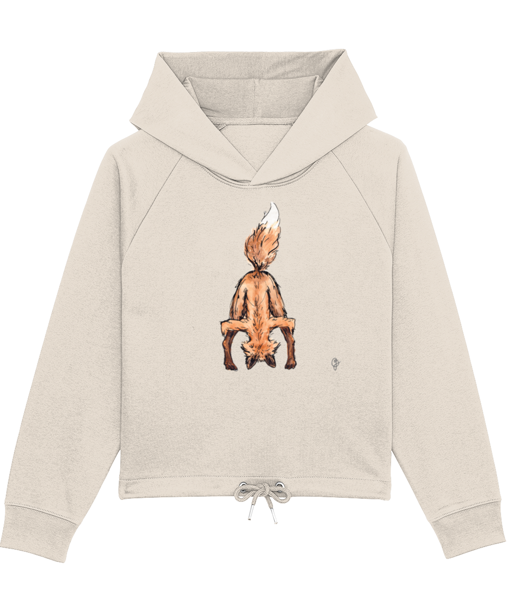 Organic Cotton | Watercolour Yoga Fox Hoodie