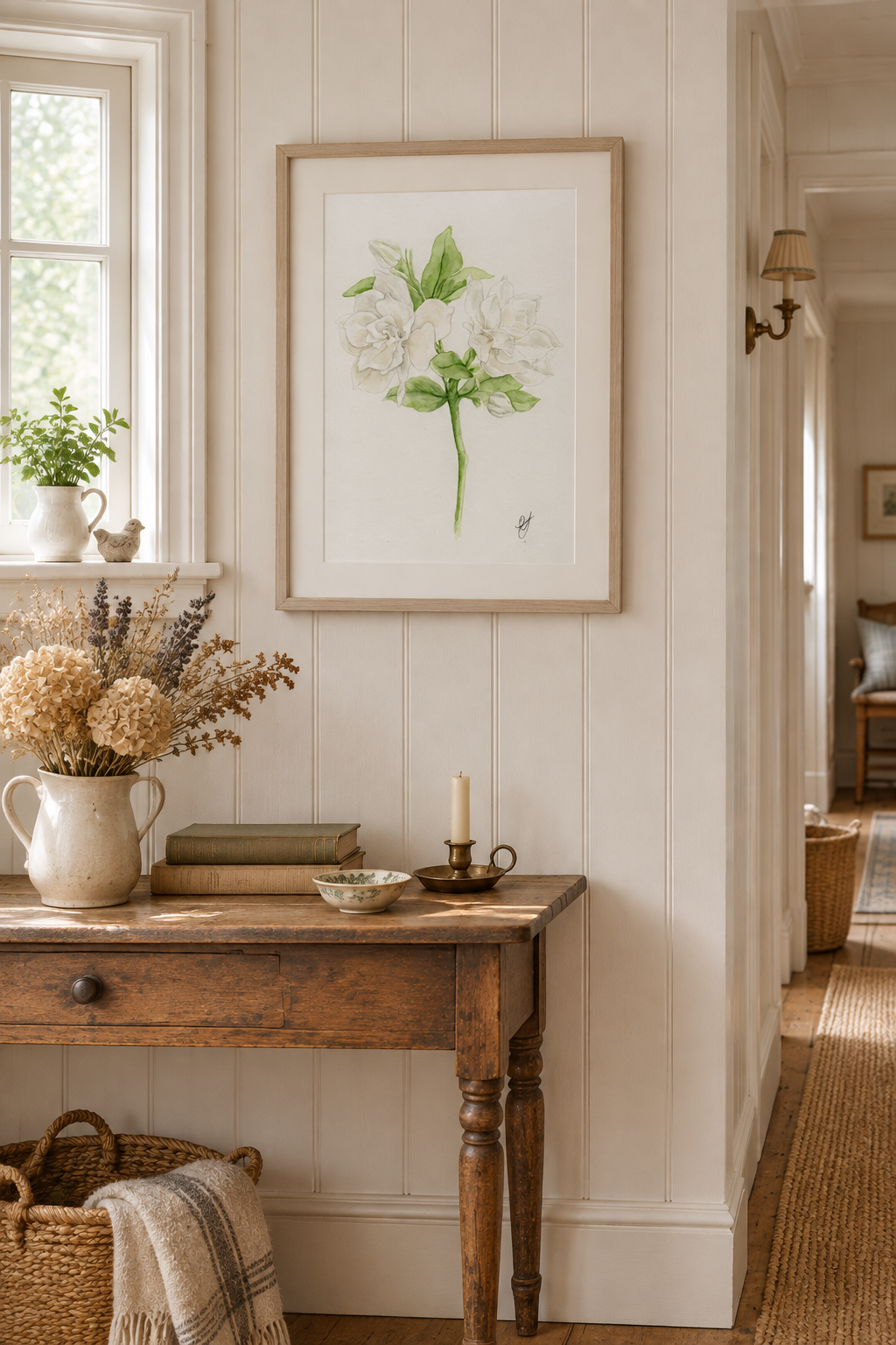 Gardenia Botanical Print