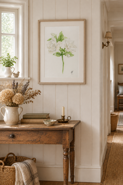 Gardenia Botanical Print
