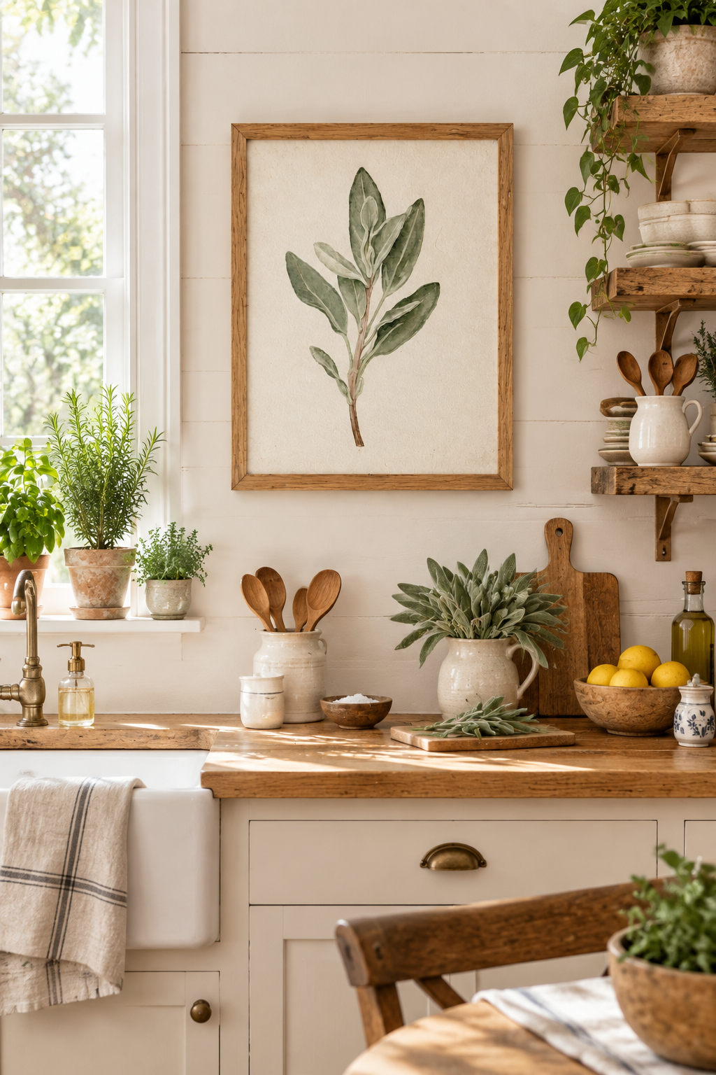 Sage Botanical Print