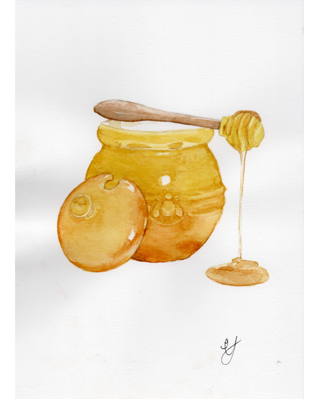 Honey Illustration