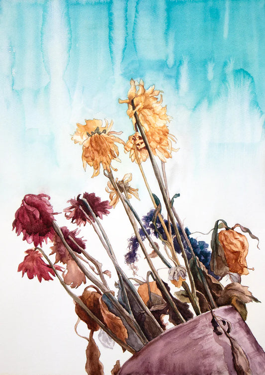 Dried Flowers Illustration | Watercolour