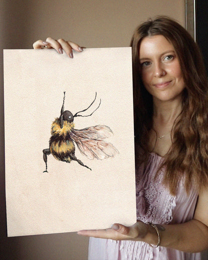 Lone Yogi Bee | Print