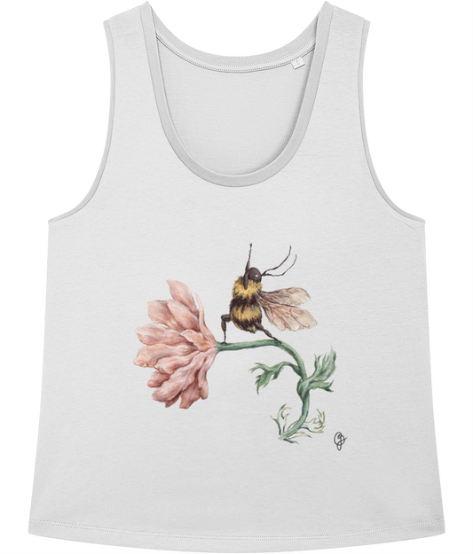 Organic Yoga Bee Vest Top