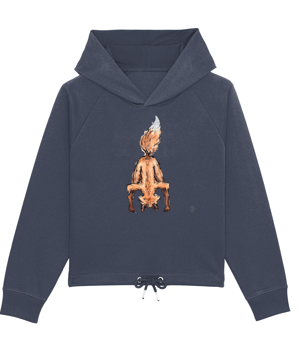 Organic Cotton | Watercolour Yoga Fox Hoodie