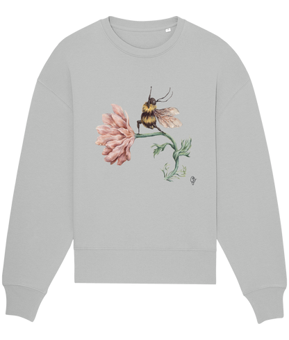 Oversized Yoga Bee Sweatshirt (Organic/Recycled Hybrid)