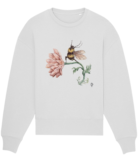 Oversized Yoga Bee Sweatshirt (Organic/Recycled Hybrid)