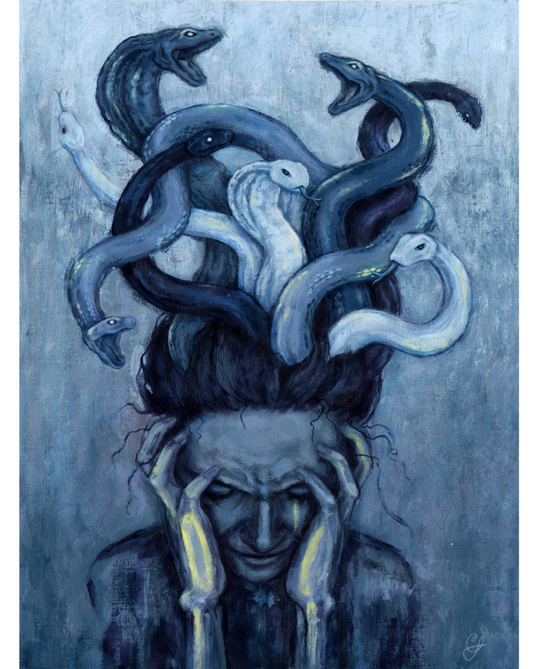 Forgiving Medusa | Original Painting - SOLD