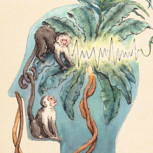 Monkey Mind Botanical | Print