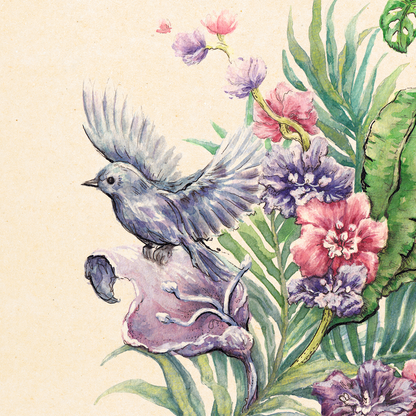 Monkey Mind Botanical | Print