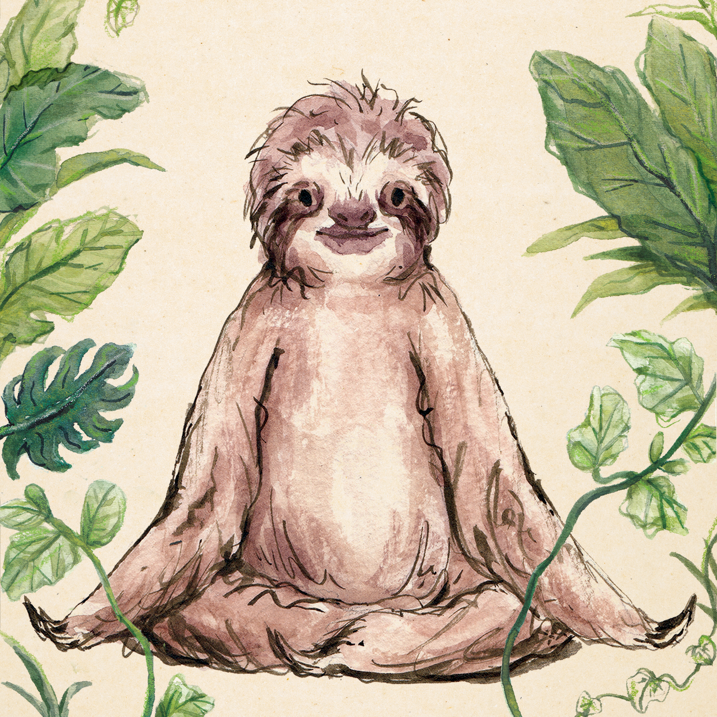 Yoga Sloth | Print