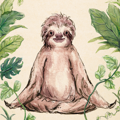 Yoga Sloth | Print