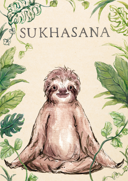 Yoga Sloth | Print